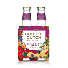 Double Dutch Drinks Cranberry Tonic Water - 4x200ml