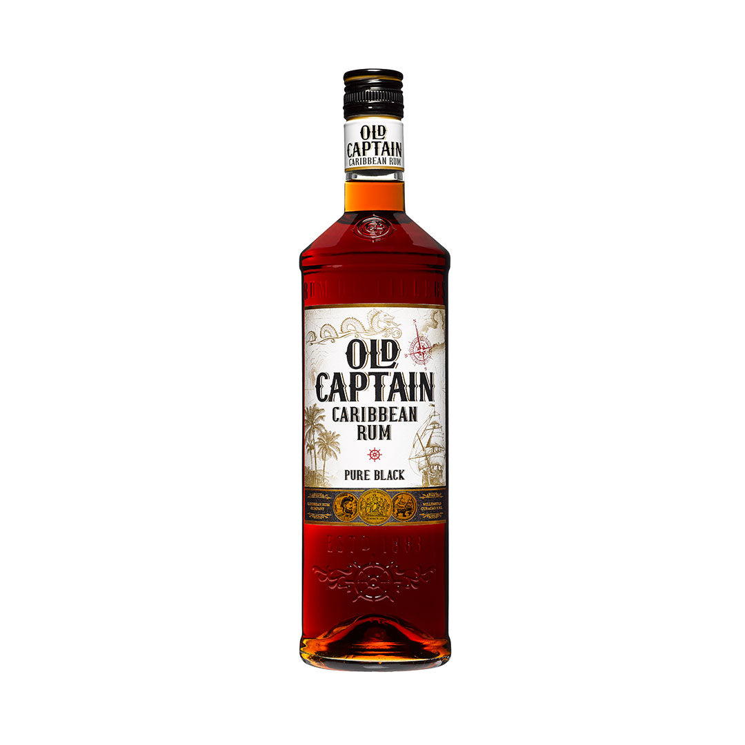 Old Captain Black Rum - 70cl