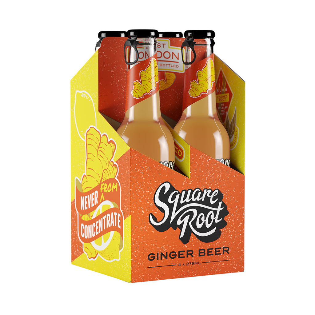 Square Root Ginger Beer - 4x27.5cl